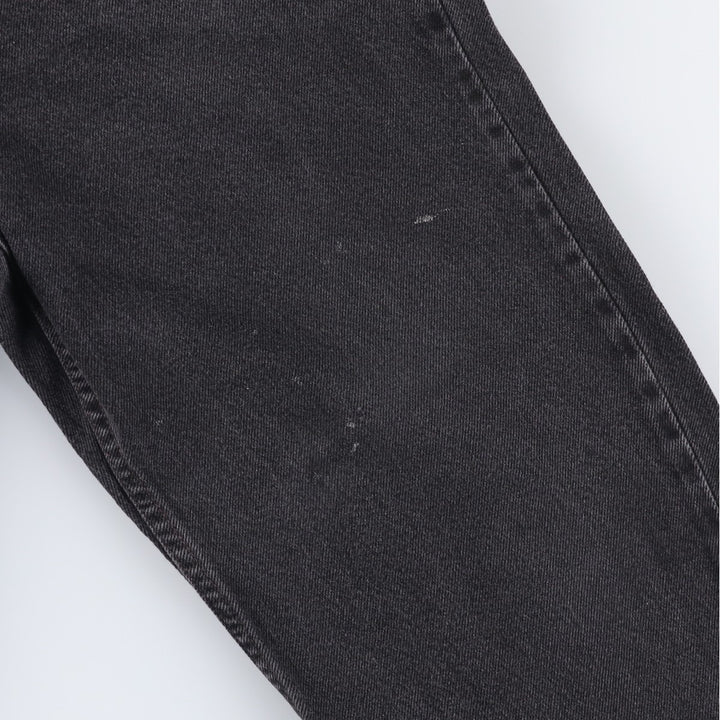 2000'S Levi's 550 Relaxed Fit Tapered Denim Pants, Black, Men's, Size W30 cotton black type Vintage Second Hand