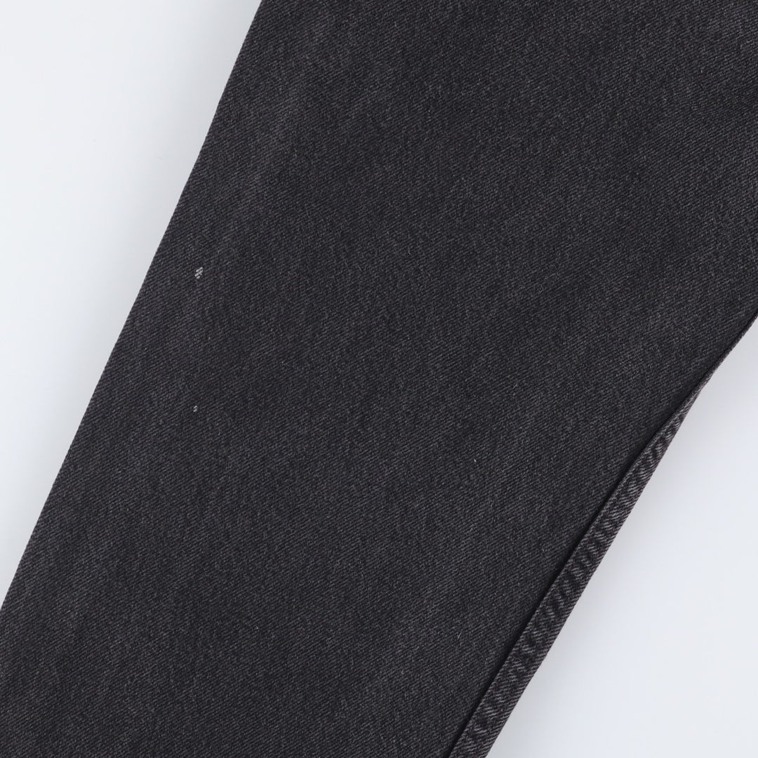 2000'S Levi's 550 Relaxed Fit Tapered Denim Pants, Black, Men's, Size W30 cotton black type Vintage Second Hand