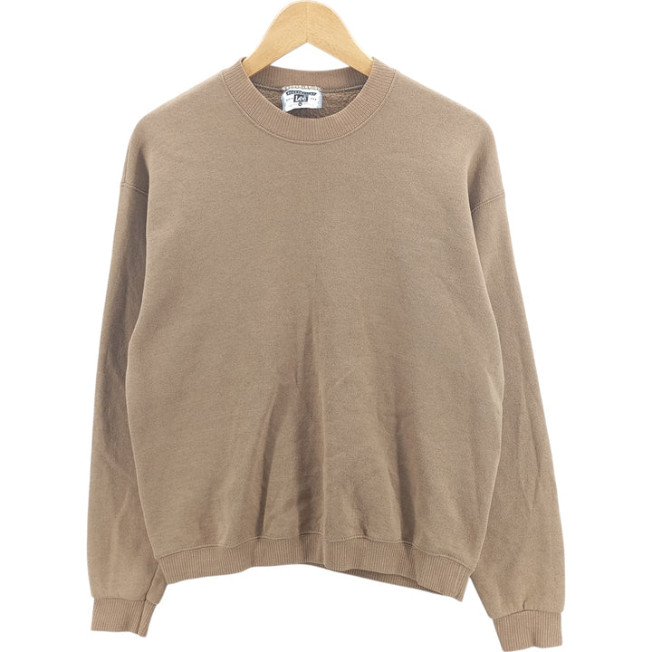 90'S Lee Heavy Weight Plain Blank Sweatshirt, Made in USA, Men's M, Vintage cotton brown type Vintage Second Hand