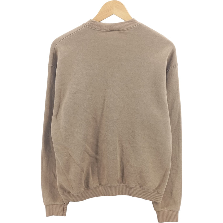 90'S Lee Heavy Weight Plain Blank Sweatshirt, Made in USA, Men's M, Vintage cotton brown type Vintage Second Hand
