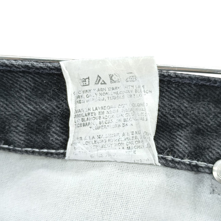 Wrangler Men's Black Denim Straight Leg Denim Pants, Size W30 unclear black type Vintage Second Hand