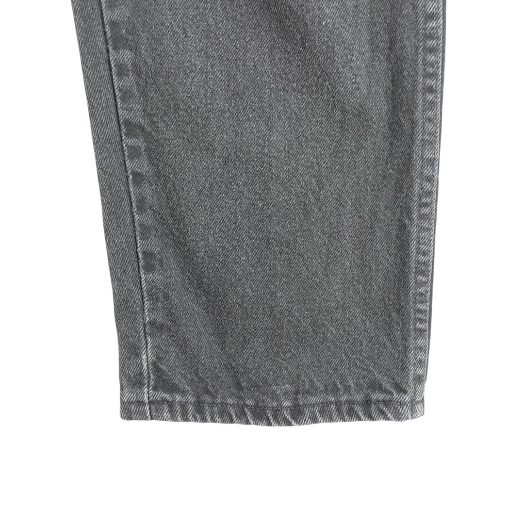 Wrangler Men's Black Denim Straight Leg Denim Pants, Size W30 unclear black type Vintage Second Hand