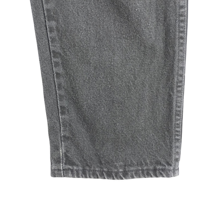Wrangler Men's Black Denim Straight Leg Denim Pants, Size W30 unclear black type Vintage Second Hand