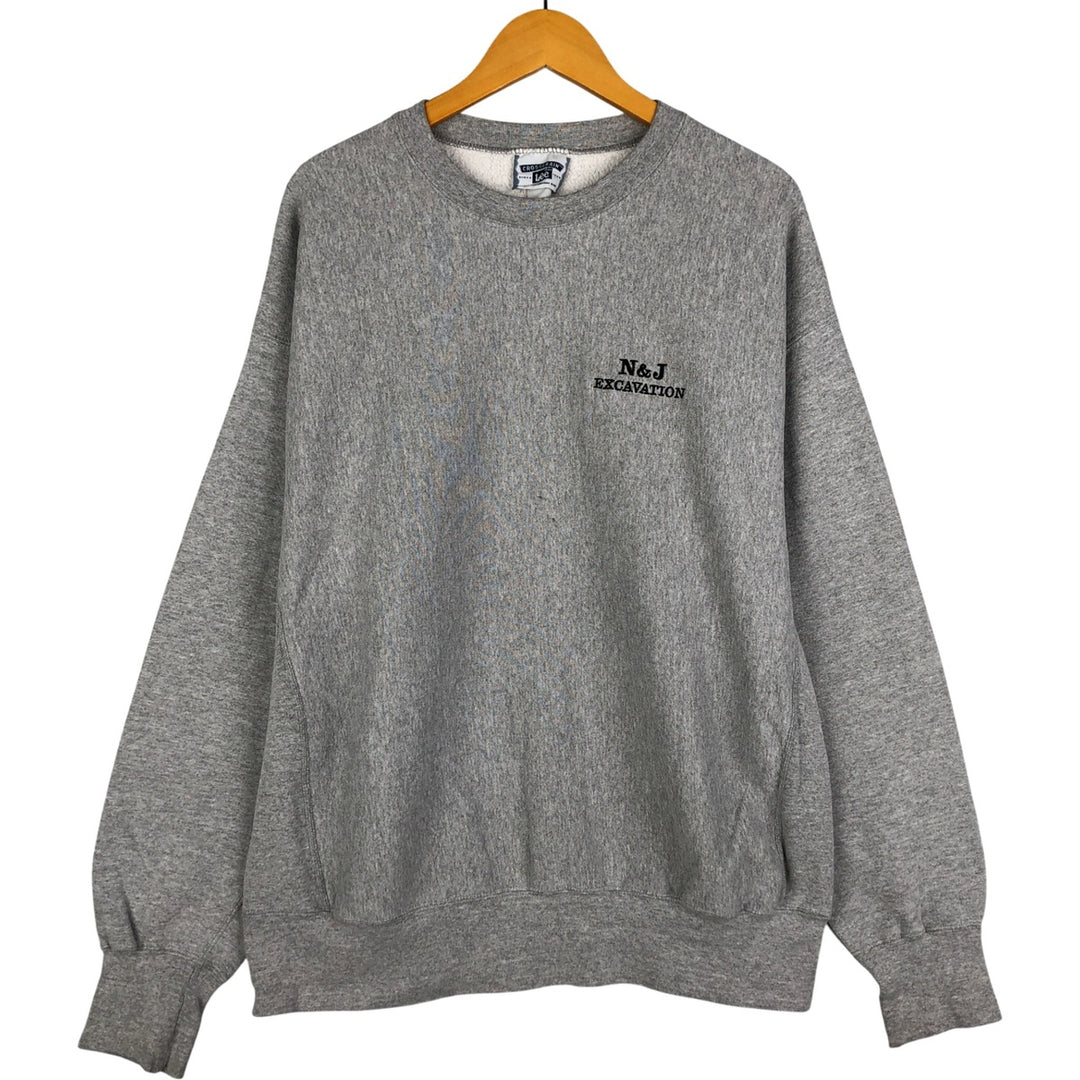 Vintage Lee Advertising Sweatshirt, Men's XL unclear gray type Vintage Second Hand