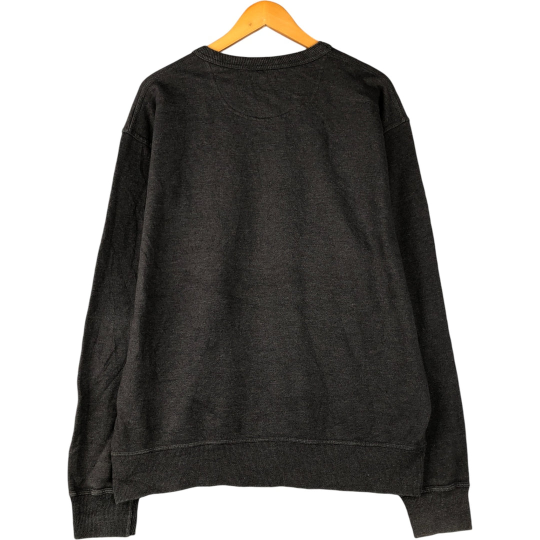 Champion Authentic One-Point Logo Sweatshirt, Men's Size L cotton gray type Vintage Second Hand