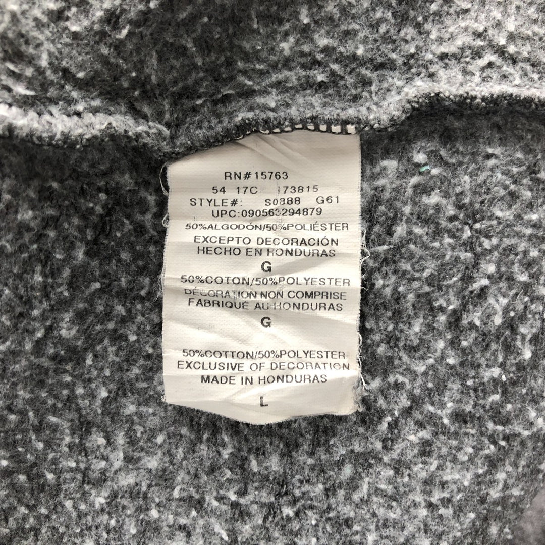 Champion Authentic One-Point Logo Sweatshirt, Men's Size L cotton gray type Vintage Second Hand