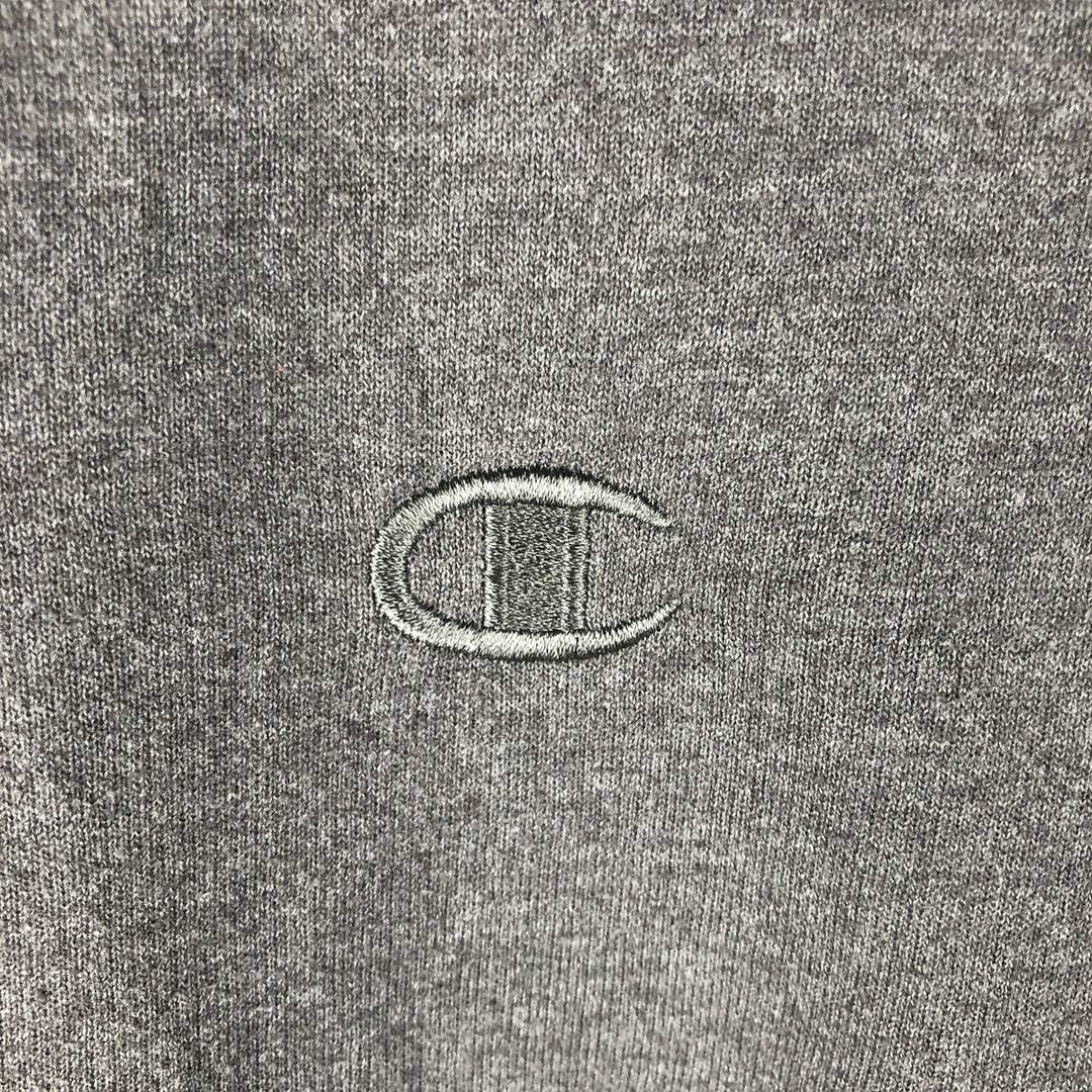 Champion Authentic One-Point Logo Sweatshirt, Men's Size L cotton gray type Vintage Second Hand
