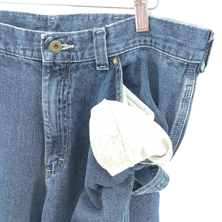 Lee DUNGAREES denim painter pants for men, size W34 unclear blue type Vintage Second Hand