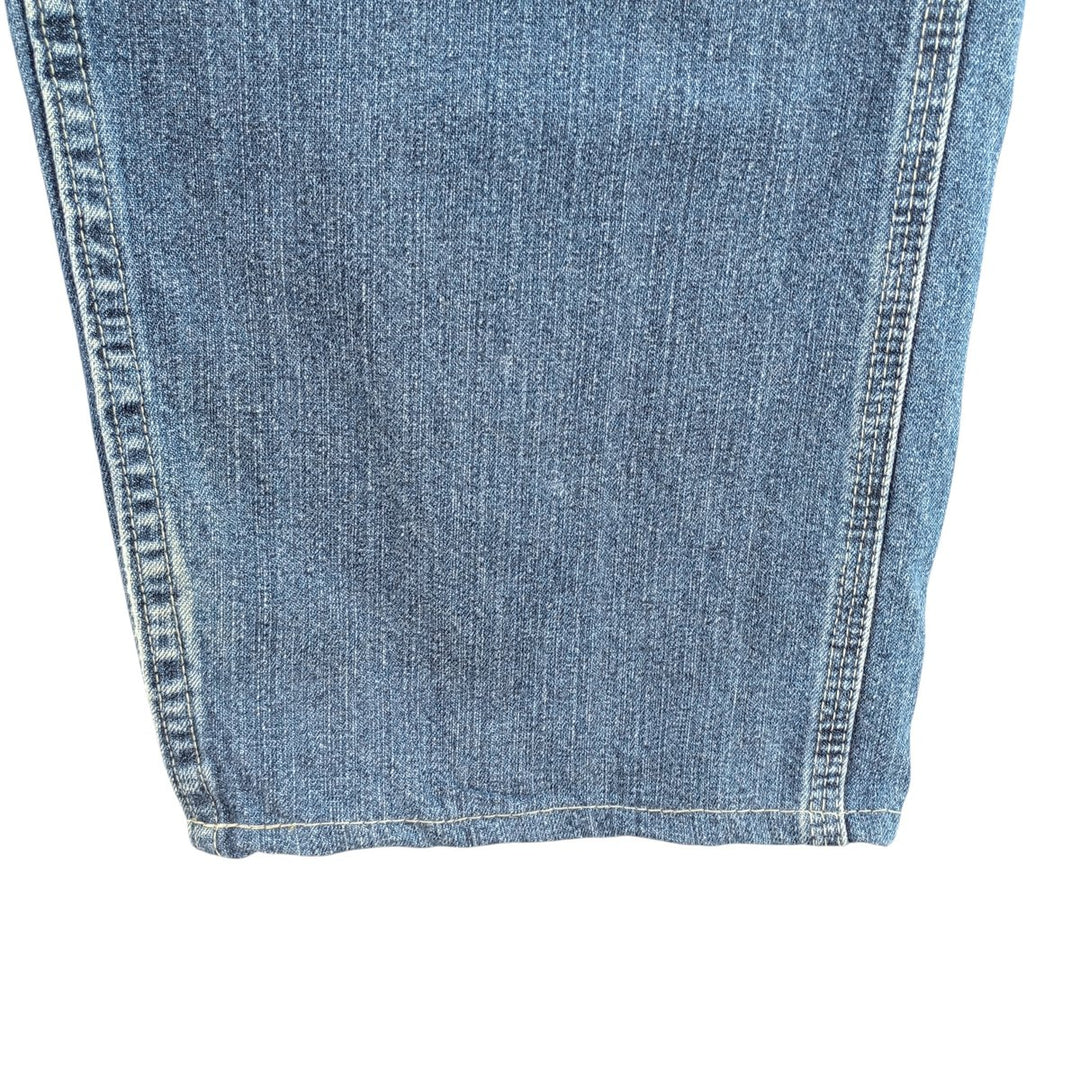 Lee DUNGAREES denim painter pants for men, size W34 unclear blue type Vintage Second Hand