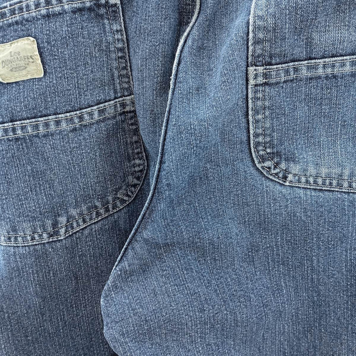 Lee DUNGAREES denim painter pants for men, size W34 unclear blue type Vintage Second Hand