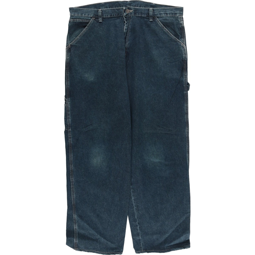 00'S Wrangler CARPENTER denim painter pants for men, equivalent to w37 cotton blue type Vintage Second Hand