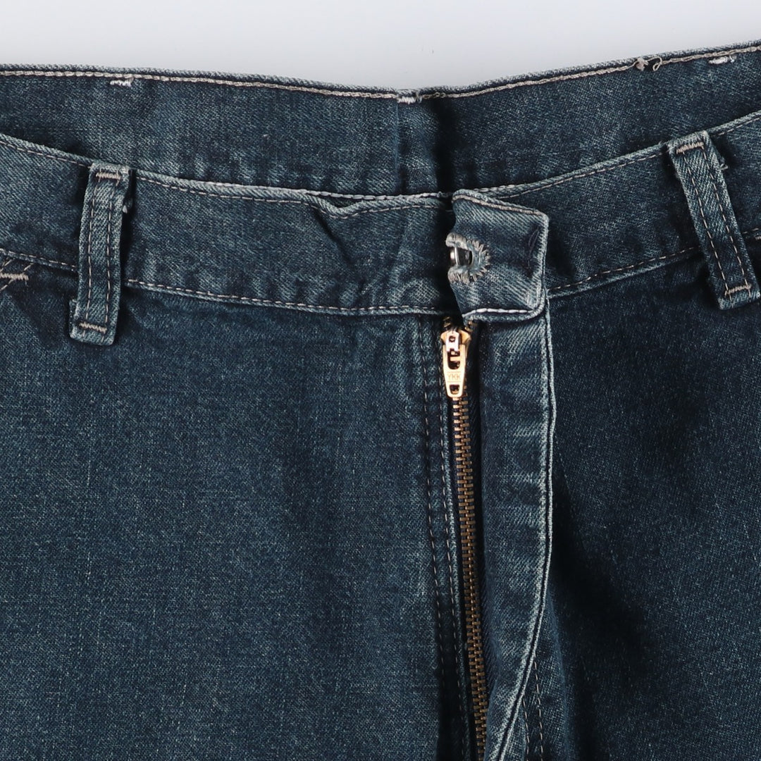 00'S Wrangler CARPENTER denim painter pants for men, equivalent to w37 cotton blue type Vintage Second Hand