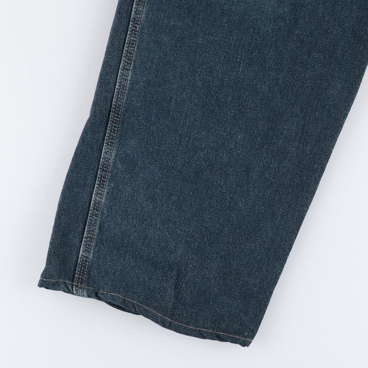 00'S Wrangler CARPENTER denim painter pants for men, equivalent to w37 cotton blue type Vintage Second Hand