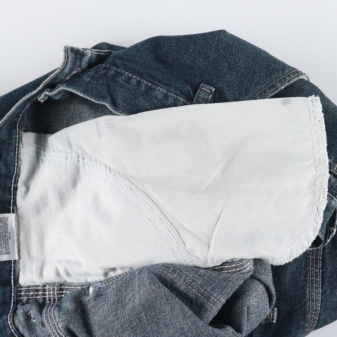 00'S Wrangler CARPENTER denim painter pants for men, equivalent to w37 cotton blue type Vintage Second Hand