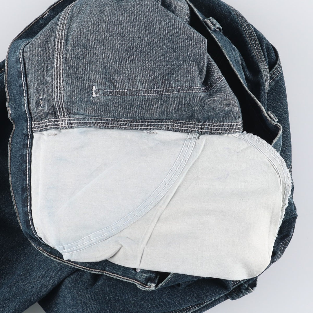 00'S Wrangler CARPENTER denim painter pants for men, equivalent to w37 cotton blue type Vintage Second Hand