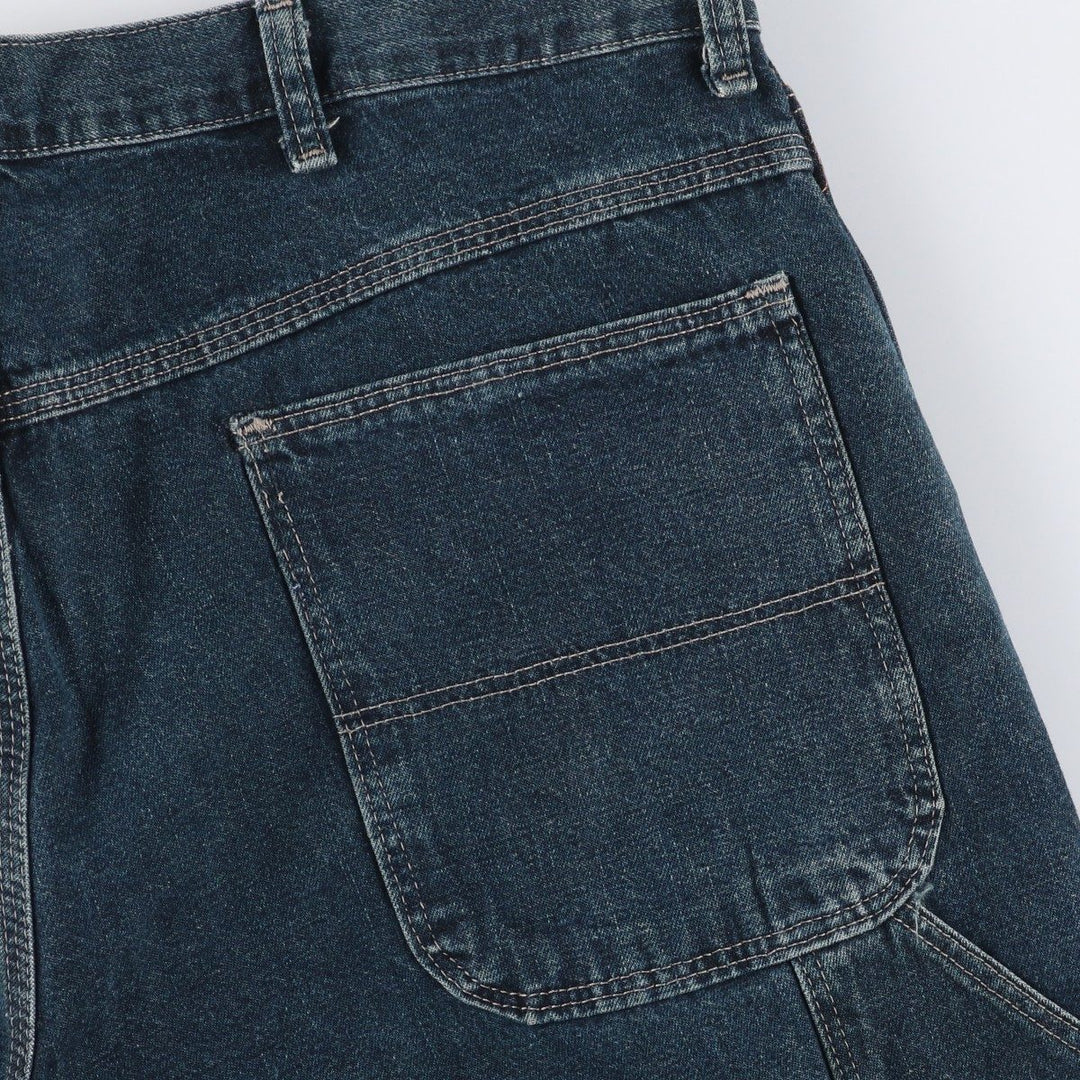 00'S Wrangler CARPENTER denim painter pants for men, equivalent to w37 cotton blue type Vintage Second Hand