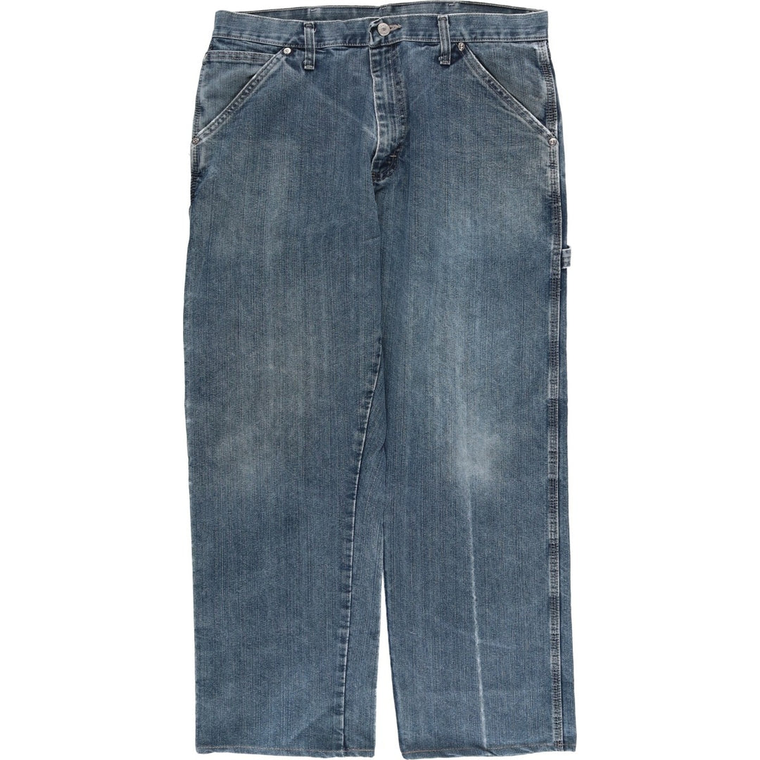 00'S Wrangler CARPENTER denim painter pants for men, equivalent to W34 cotton blue type Vintage Second Hand
