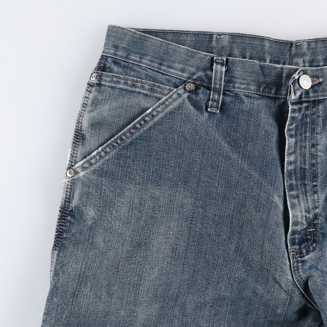 00'S Wrangler CARPENTER denim painter pants for men, equivalent to W34 cotton blue type Vintage Second Hand