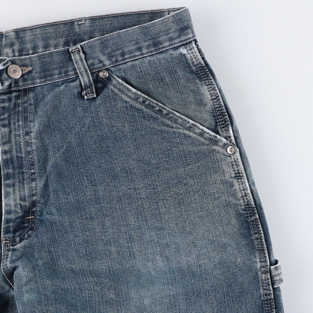 00'S Wrangler CARPENTER denim painter pants for men, equivalent to W34 cotton blue type Vintage Second Hand