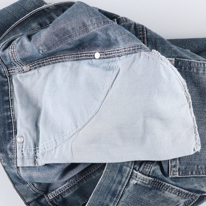 00'S Wrangler CARPENTER denim painter pants for men, equivalent to W34 cotton blue type Vintage Second Hand