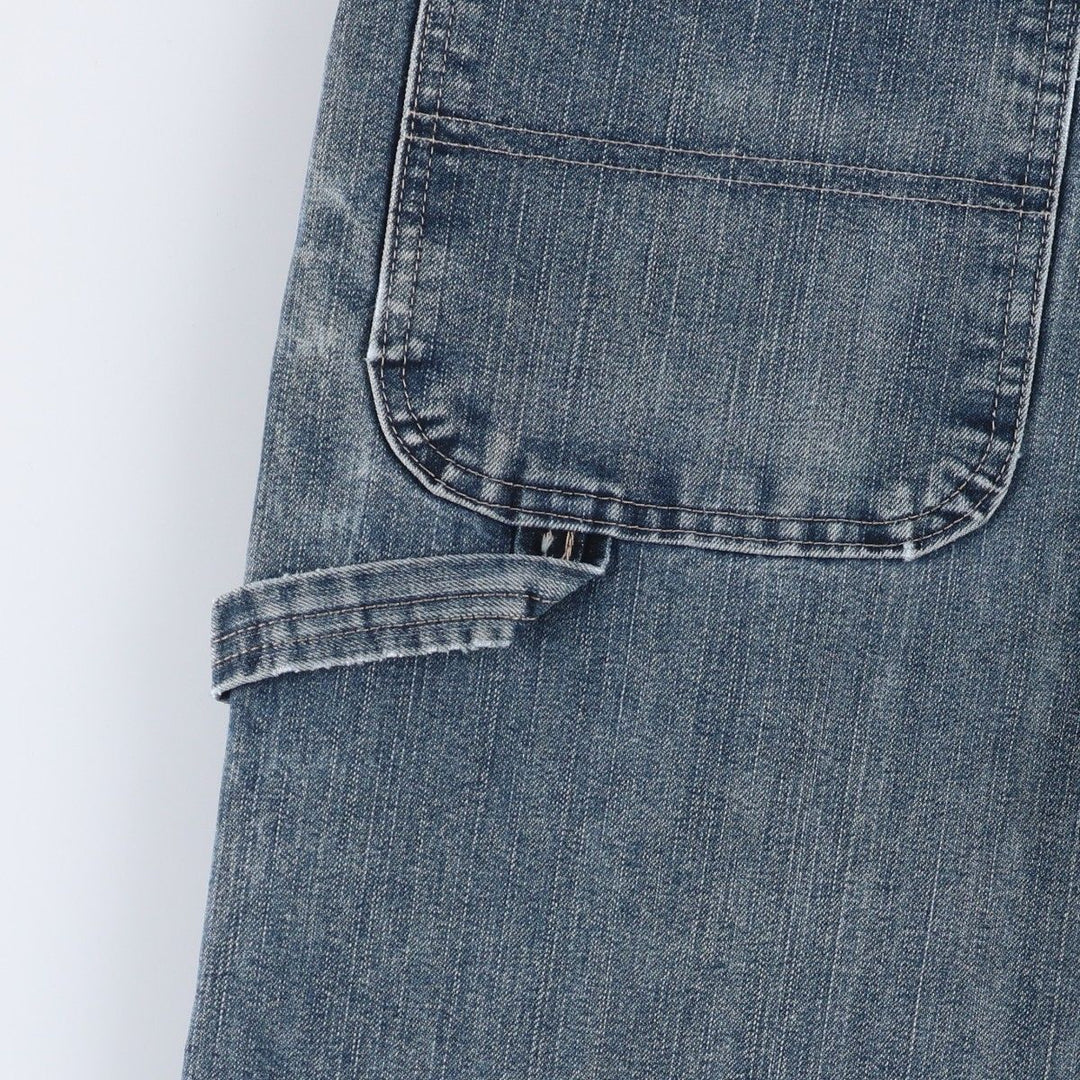 00'S Wrangler CARPENTER denim painter pants for men, equivalent to W34 cotton blue type Vintage Second Hand