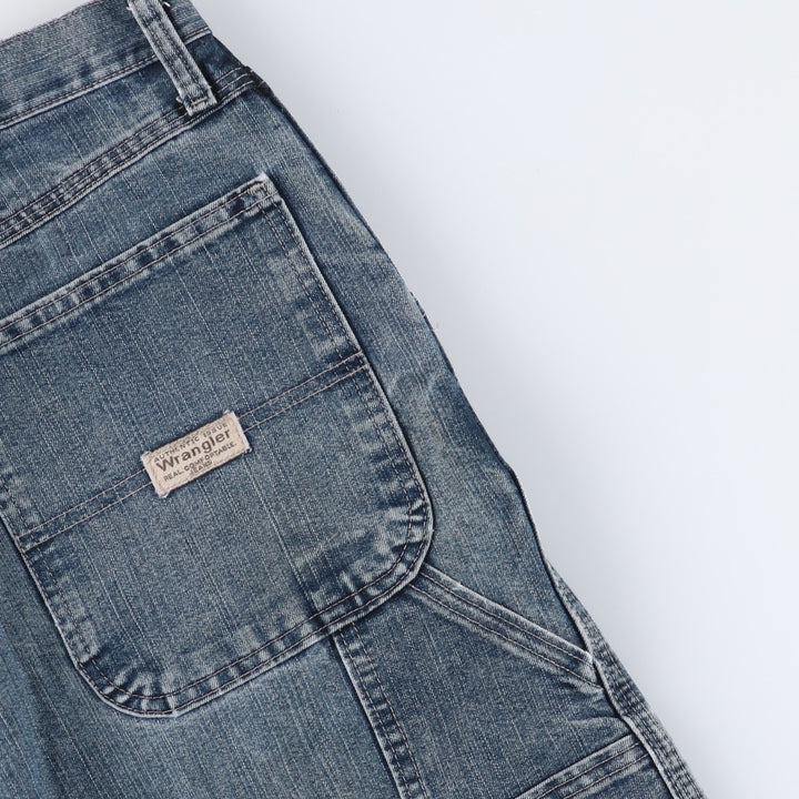 00'S Wrangler CARPENTER denim painter pants for men, equivalent to W34 cotton blue type Vintage Second Hand