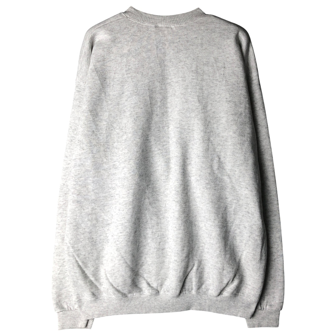 Vintage 90'S Lee Heavy Weight Solid Color Blank Sweatshirt, Made in USA, Men's Size L cotton gray type Vintage Second Hand