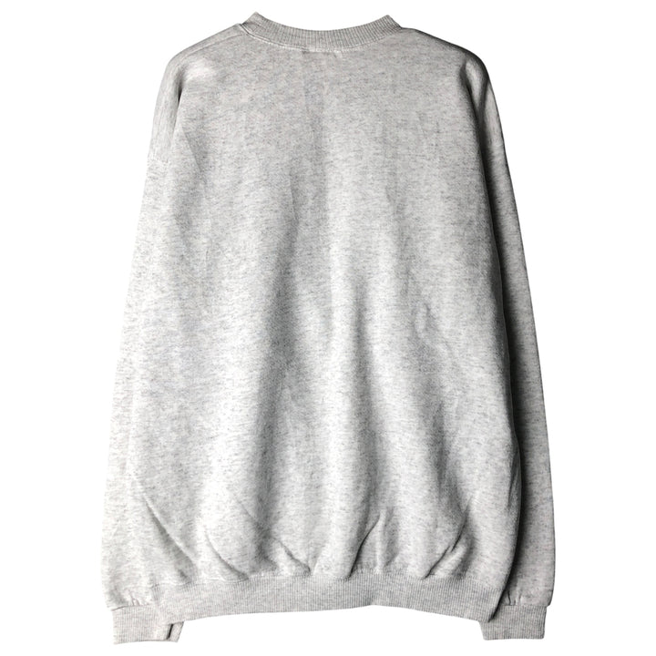 Vintage 90'S Lee Heavy Weight Solid Color Blank Sweatshirt, Made in USA, Men's Size L cotton gray type Vintage Second Hand