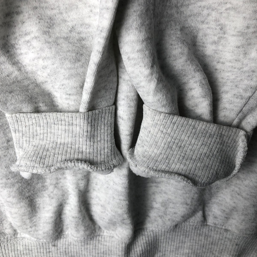 Vintage 90'S Lee Heavy Weight Solid Color Blank Sweatshirt, Made in USA, Men's Size L cotton gray type Vintage Second Hand