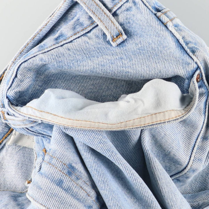 90'S Levi's 550 Relaxed Fit Tapered Denim Pants, Made in USA, Men's, Size 37, Vintage cotton blue type Vintage Second Hand