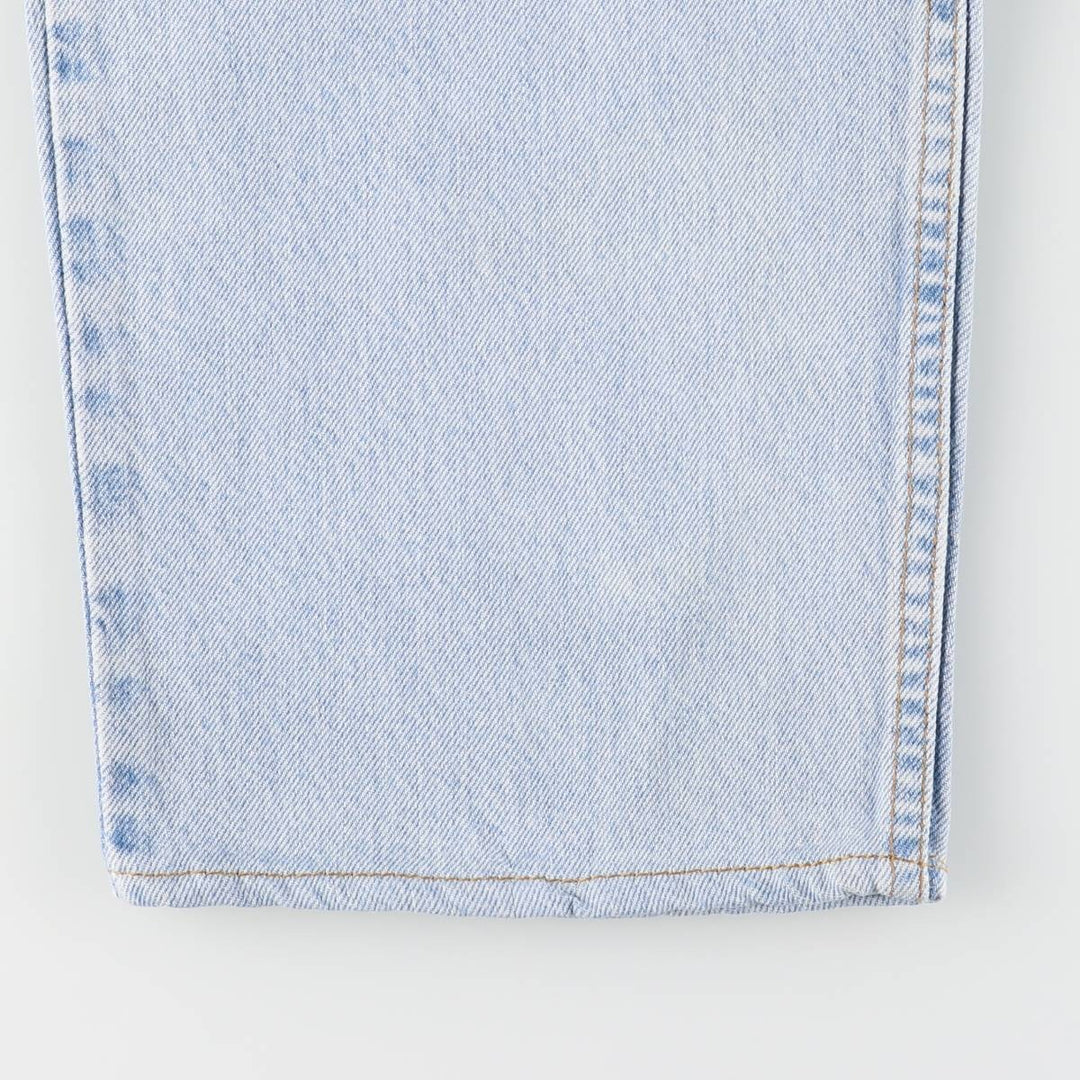 90'S Levi's 550 Relaxed Fit Tapered Denim Pants, Made in USA, Men's, Size 37, Vintage cotton blue type Vintage Second Hand