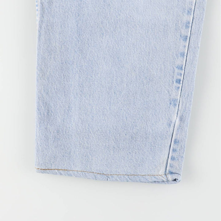 90'S Levi's 550 Relaxed Fit Tapered Denim Pants, Made in USA, Men's, Size 37, Vintage cotton blue type Vintage Second Hand