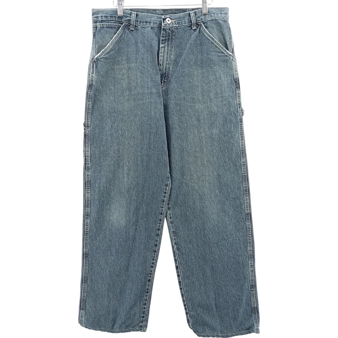 2000'S Wrangler Originals Carpenter Denim Painter Pants, Men's, Size W34 cotton blue type Vintage Second Hand