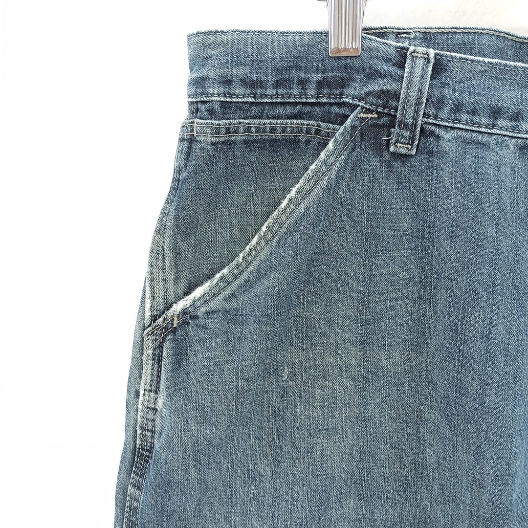 2000'S Wrangler Originals Carpenter Denim Painter Pants, Men's, Size W34 cotton blue type Vintage Second Hand