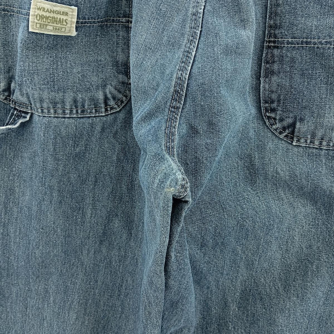 2000'S Wrangler Originals Carpenter Denim Painter Pants, Men's, Size W34 cotton blue type Vintage Second Hand