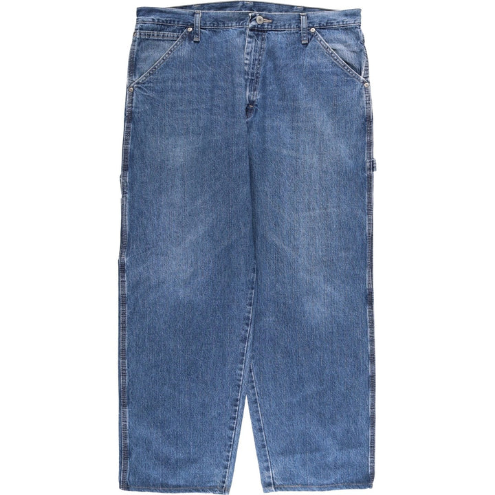 00'S Wrangler CARPENTER denim painter pants for men, equivalent to w37 cotton blue type Vintage Second Hand