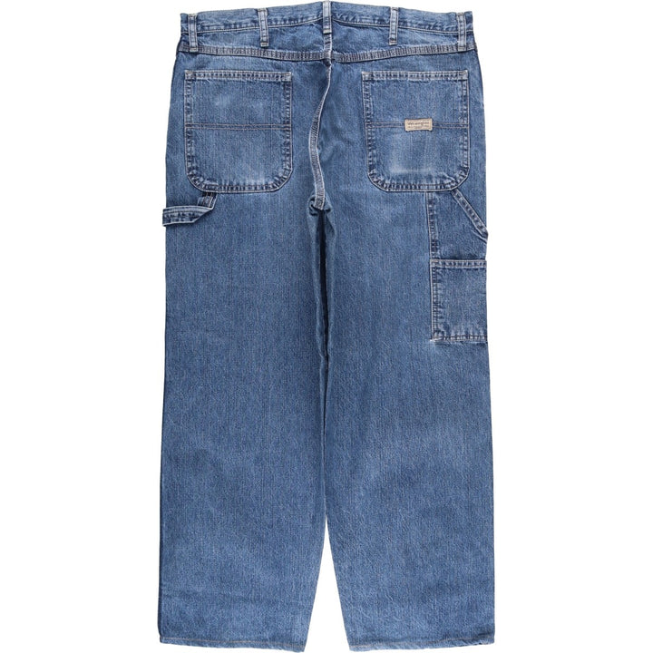 00'S Wrangler CARPENTER denim painter pants for men, equivalent to w37 cotton blue type Vintage Second Hand