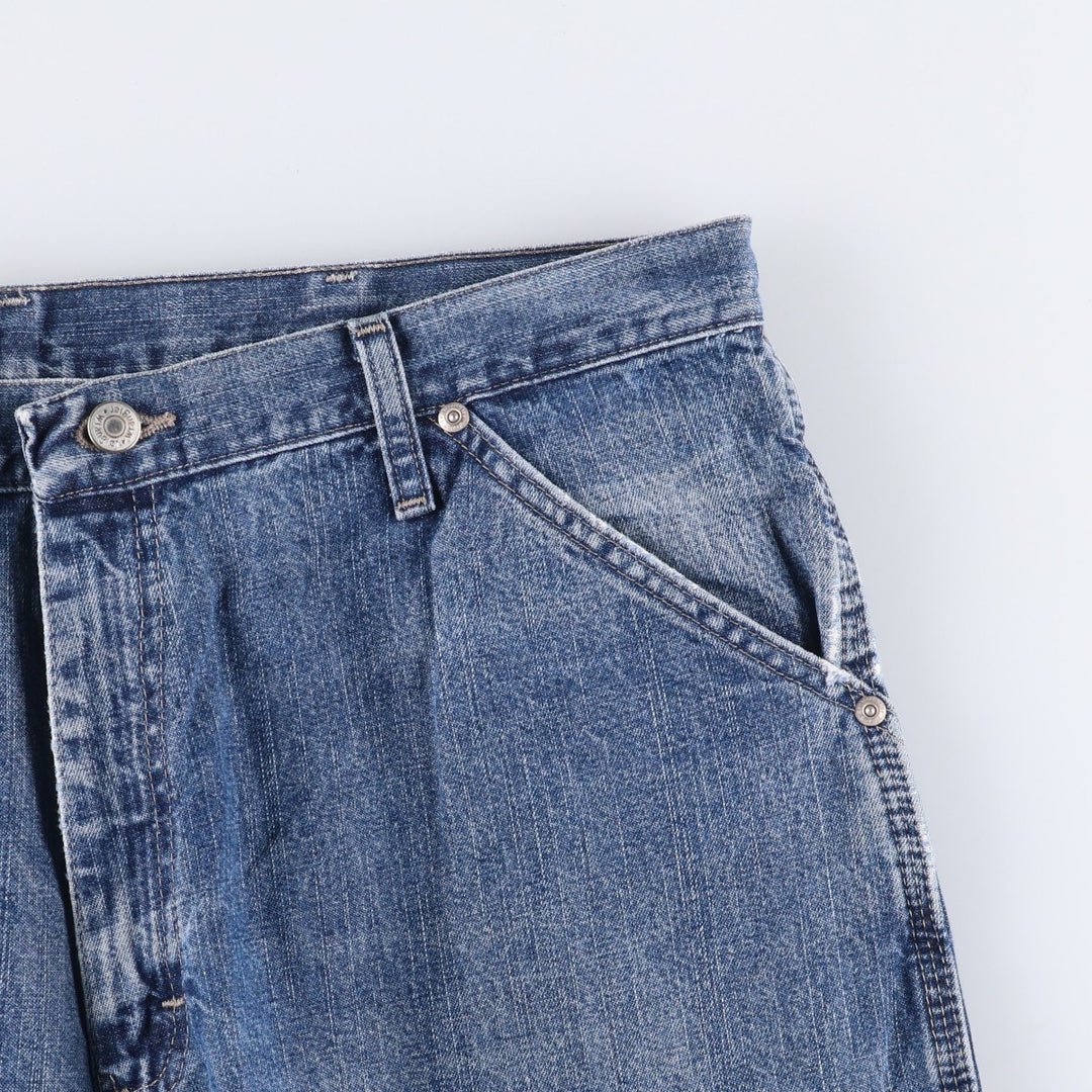 00'S Wrangler CARPENTER denim painter pants for men, equivalent to w37 cotton blue type Vintage Second Hand