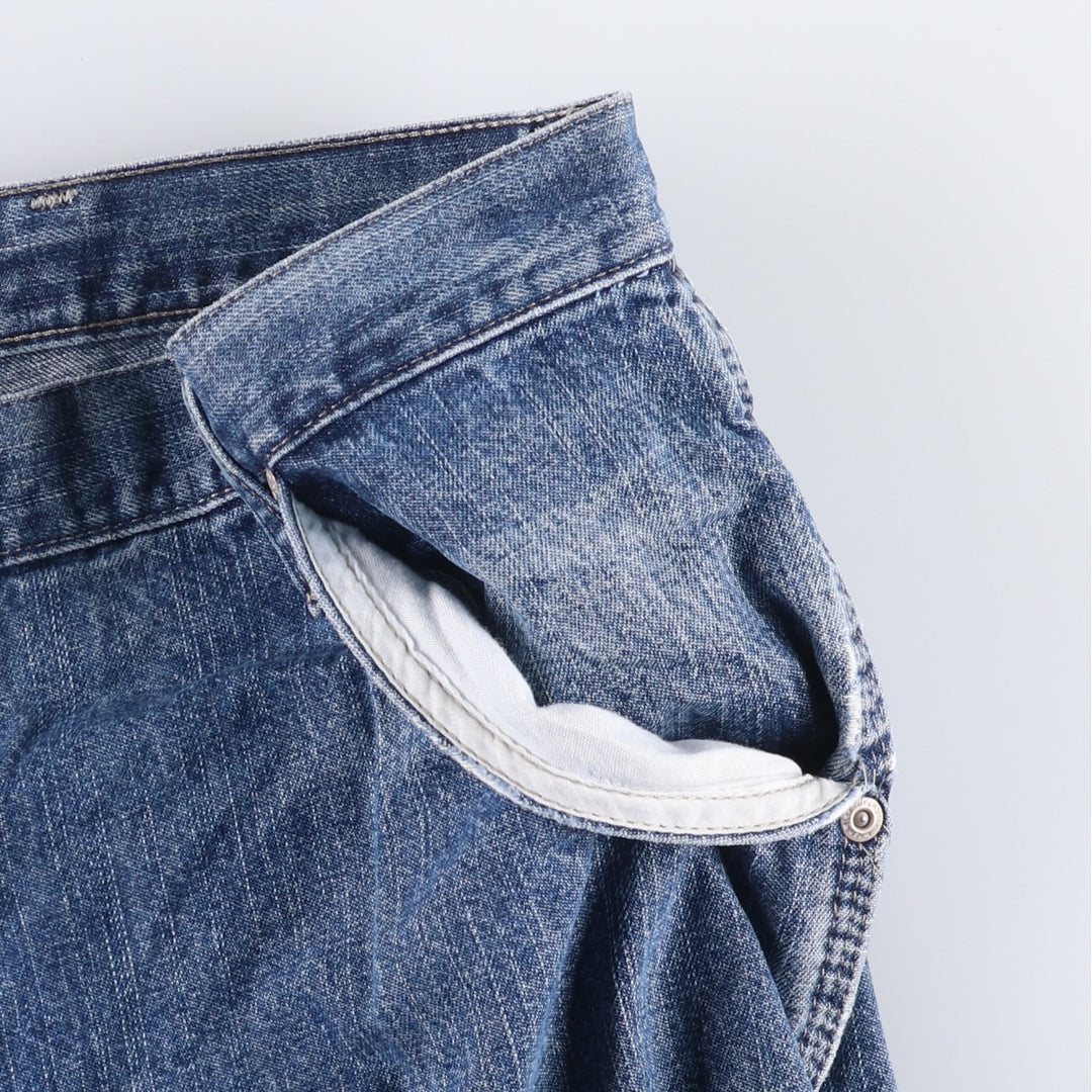 00'S Wrangler CARPENTER denim painter pants for men, equivalent to w37 cotton blue type Vintage Second Hand