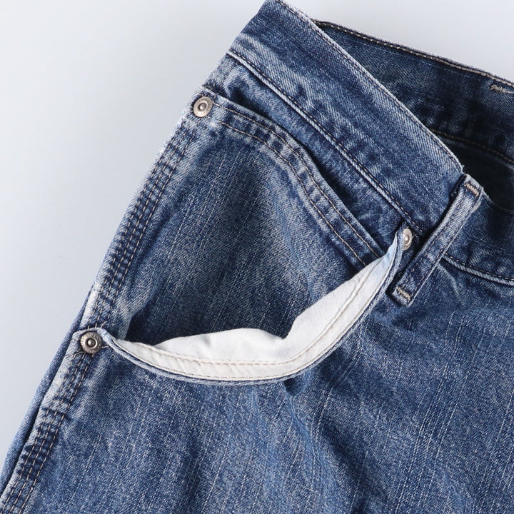 00'S Wrangler CARPENTER denim painter pants for men, equivalent to w37 cotton blue type Vintage Second Hand