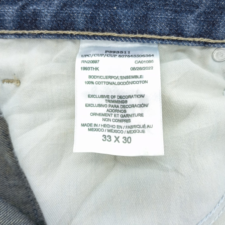 Dickies denim painter pants for men, equivalent to W34 cotton blue type Vintage Second Hand