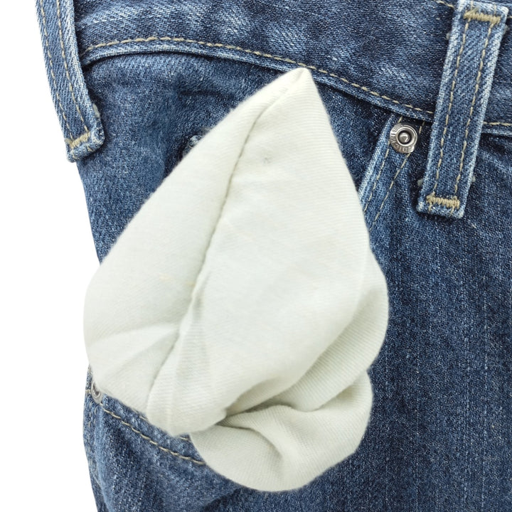 Dickies denim painter pants for men, equivalent to W34 cotton blue type Vintage Second Hand