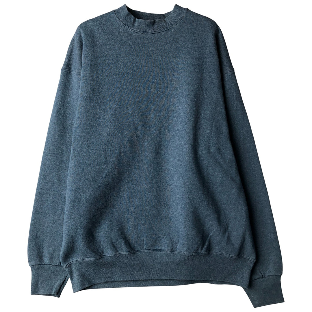 MEMBER'S MARK Premium Weight Sweats, Solid Color, Blank Sweatshirt, Men's Size L cotton Blue type light blue Vintage Second Hand