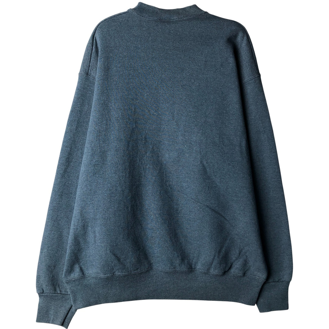 MEMBER'S MARK Premium Weight Sweats, Solid Color, Blank Sweatshirt, Men's Size L cotton Blue type light blue Vintage Second Hand