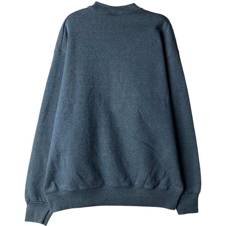 MEMBER'S MARK Premium Weight Sweats, Solid Color, Blank Sweatshirt, Men's Size L cotton Blue type light blue Vintage Second Hand