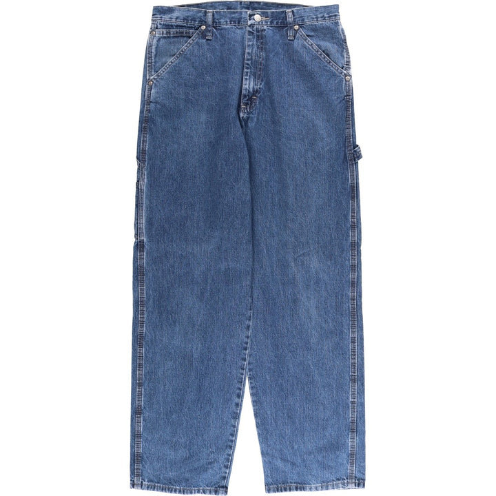 00'S Wrangler CARPENTER denim painter pants for men, equivalent to W32 cotton blue type Vintage Second Hand