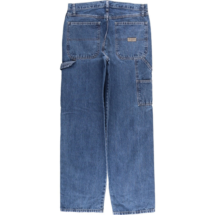 00'S Wrangler CARPENTER denim painter pants for men, equivalent to W32 cotton blue type Vintage Second Hand