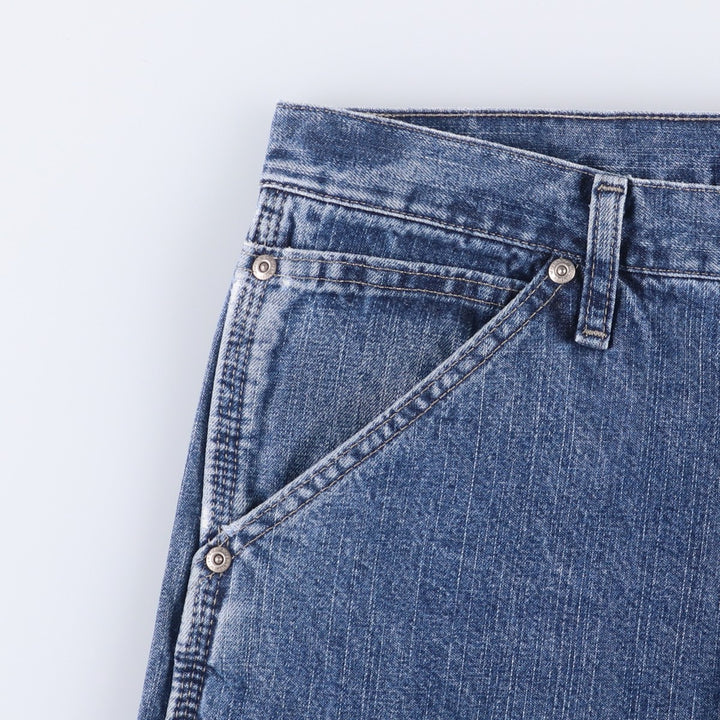 00'S Wrangler CARPENTER denim painter pants for men, equivalent to W32 cotton blue type Vintage Second Hand