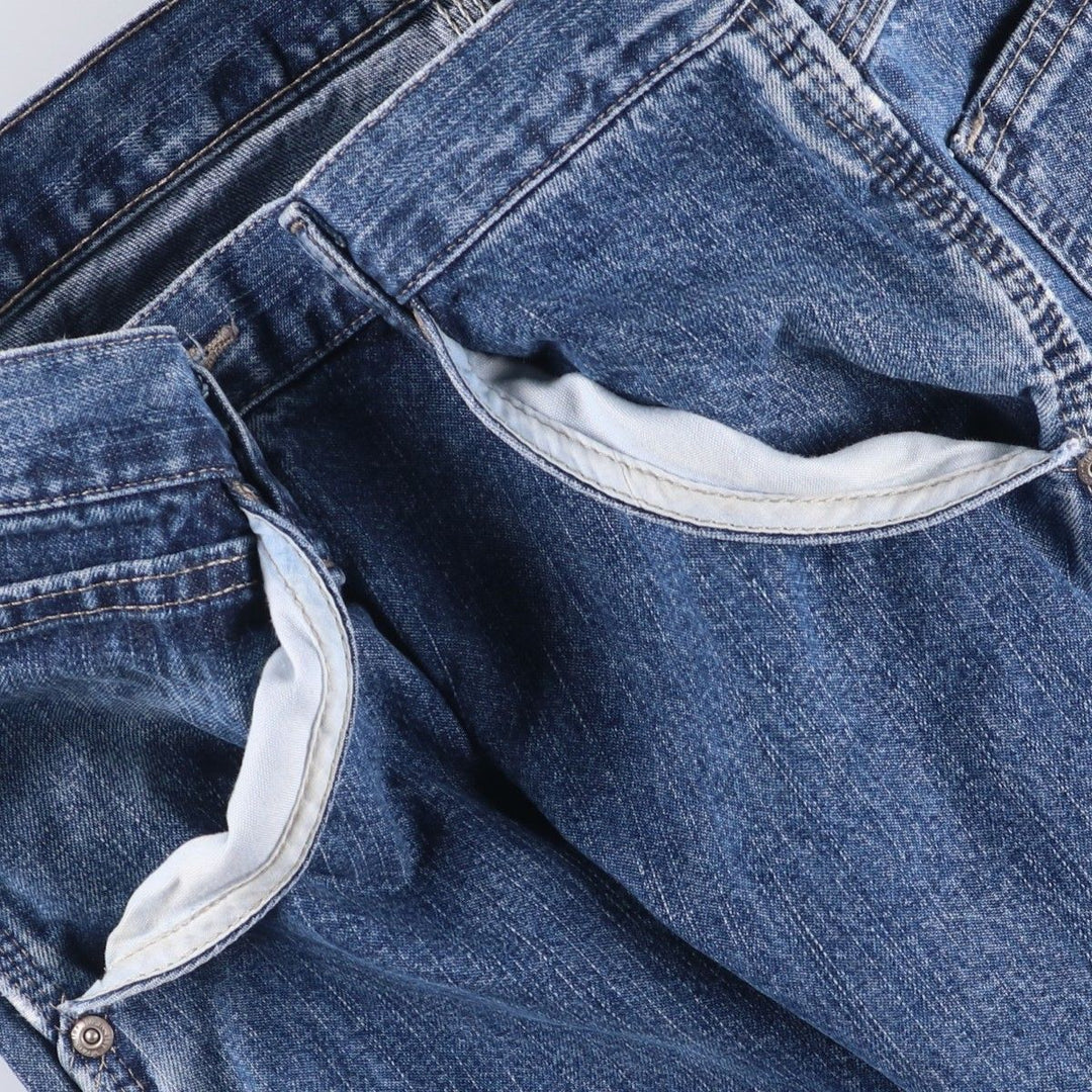 00'S Wrangler CARPENTER denim painter pants for men, equivalent to W32 cotton blue type Vintage Second Hand