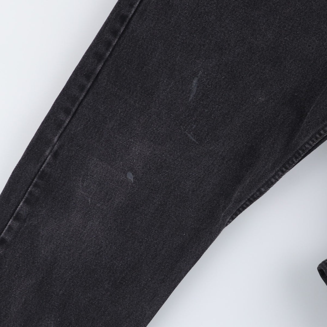 2000'S Levi's 505 Regular Fit Black Denim Tapered Denim Pants, Men's Size 34 cotton black type Vintage Second Hand
